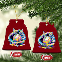 Baseball Easter Ceramic Ornament Drip Ice Cream Sprinkles Baseball Glove