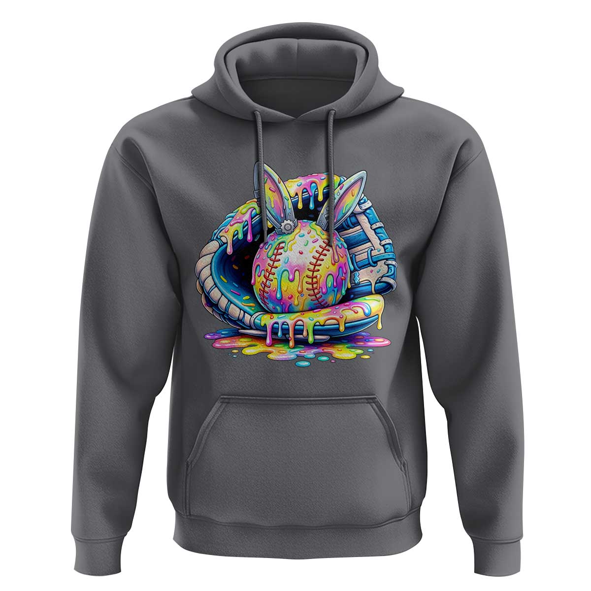 Baseball Easter Hoodie Drip Ice Cream Sprinkles Baseball Glove