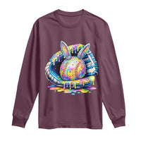 Baseball Easter Long Sleeve Shirt Drip Ice Cream Sprinkles Baseball Glove
