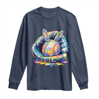 Baseball Easter Long Sleeve Shirt Drip Ice Cream Sprinkles Baseball Glove