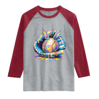 Baseball Easter Raglan Shirt Drip Ice Cream Sprinkles Baseball Glove
