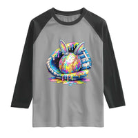 Baseball Easter Raglan Shirt Drip Ice Cream Sprinkles Baseball Glove