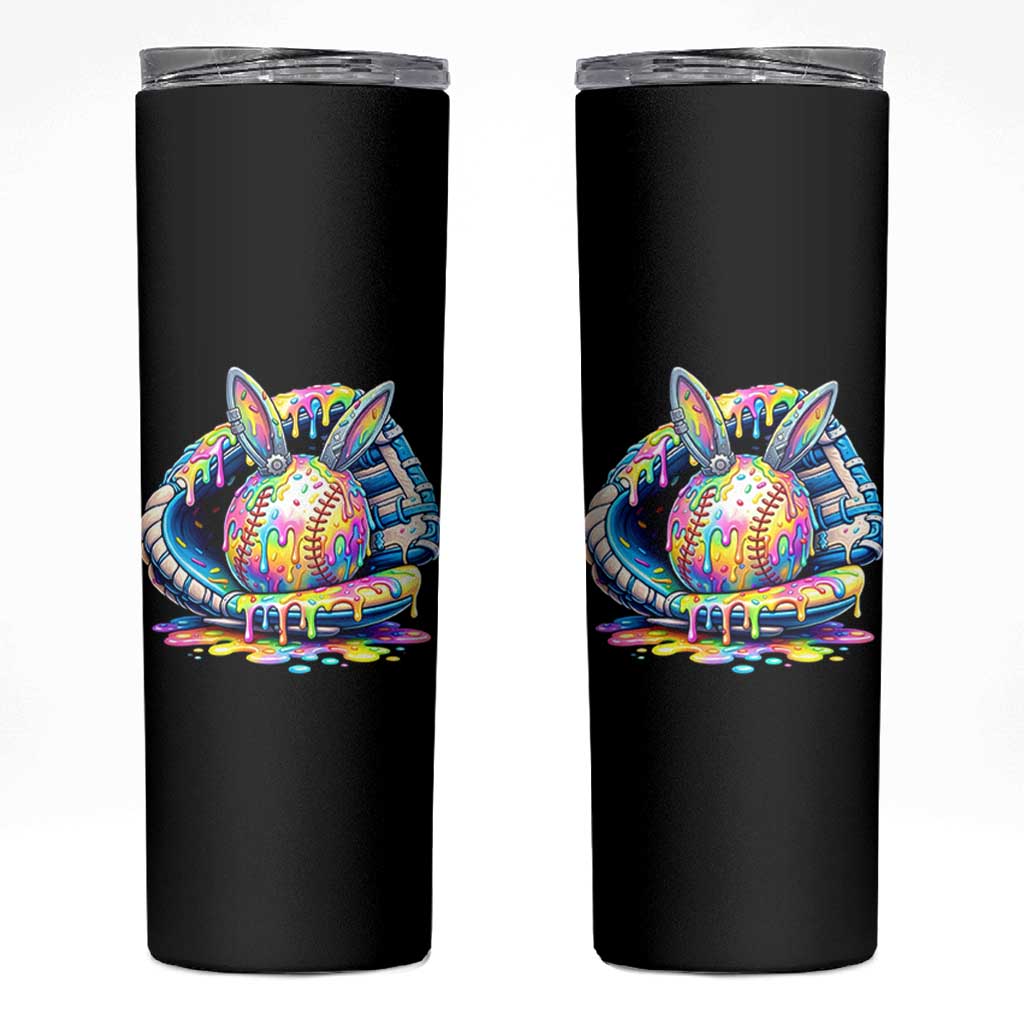 Baseball Easter Skinny Tumbler Drip Ice Cream Sprinkles Baseball Glove