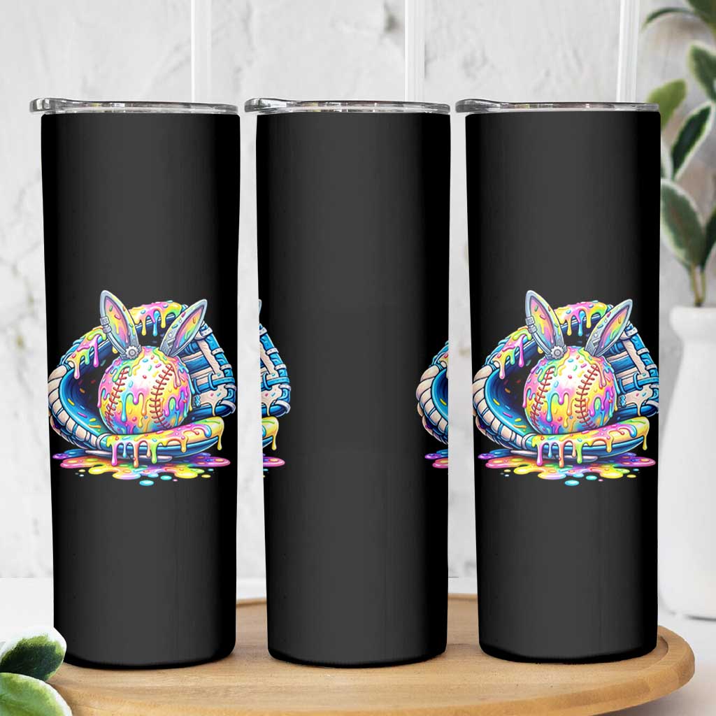 Baseball Easter Skinny Tumbler Drip Ice Cream Sprinkles Baseball Glove