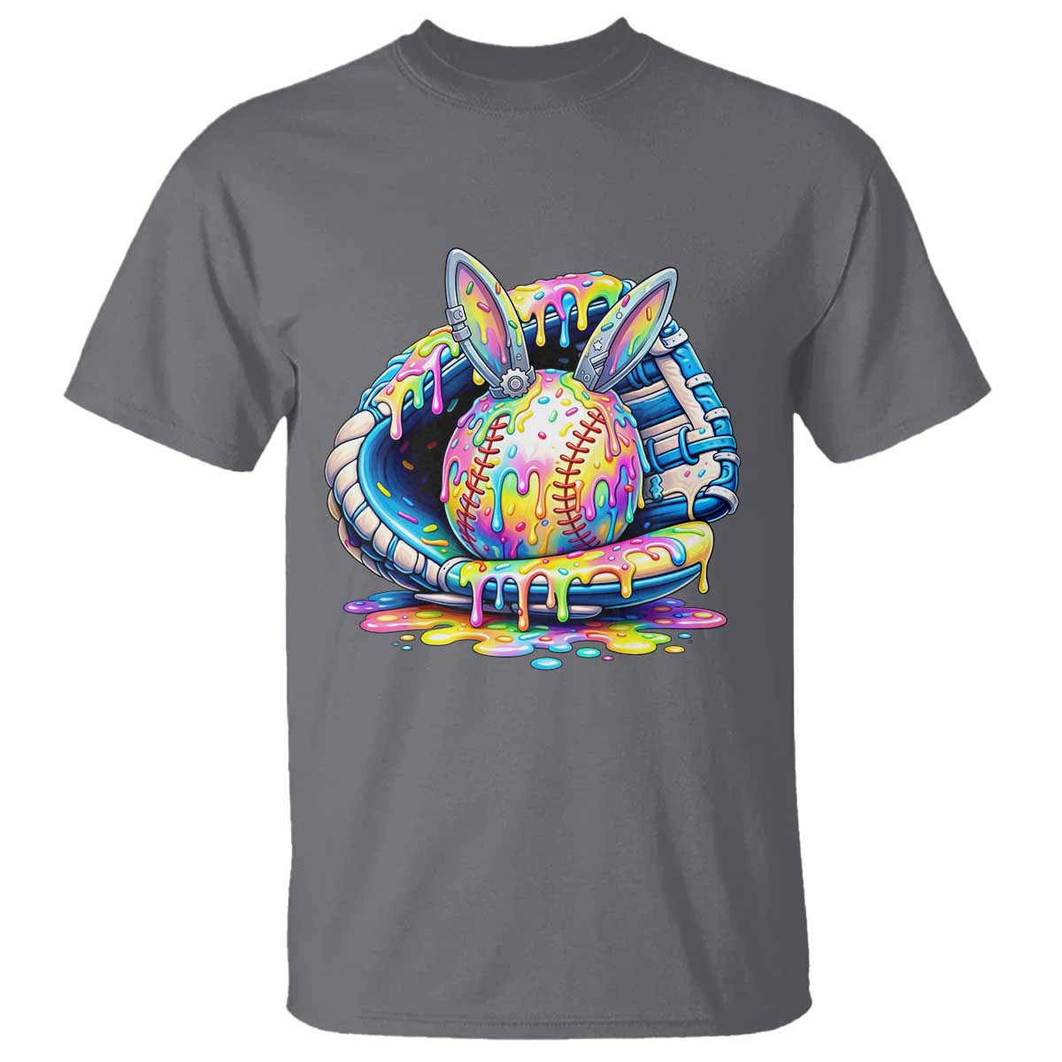 Baseball Easter T Shirt Drip Ice Cream Sprinkles Baseball Glove