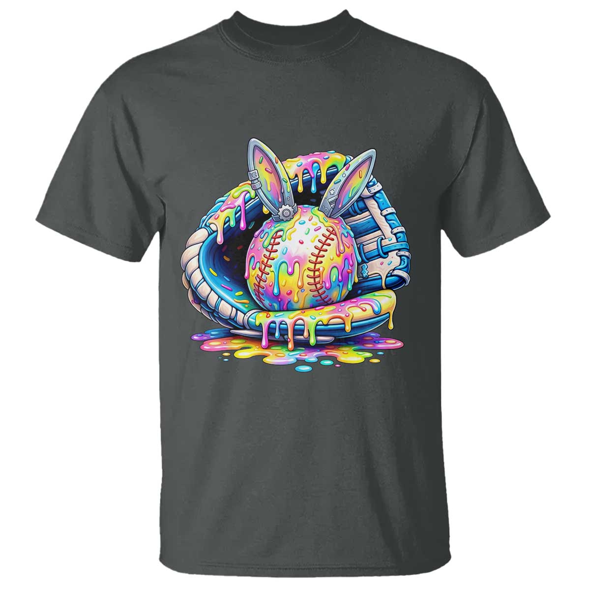 Baseball Easter T Shirt Drip Ice Cream Sprinkles Baseball Glove