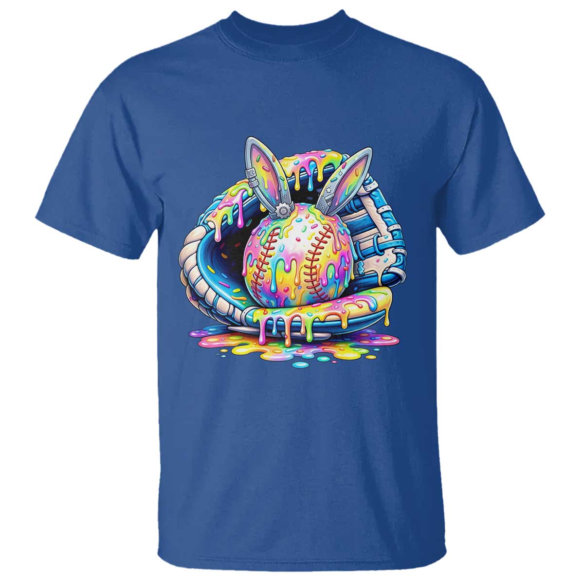 Baseball Easter T Shirt Drip Ice Cream Sprinkles Baseball Glove
