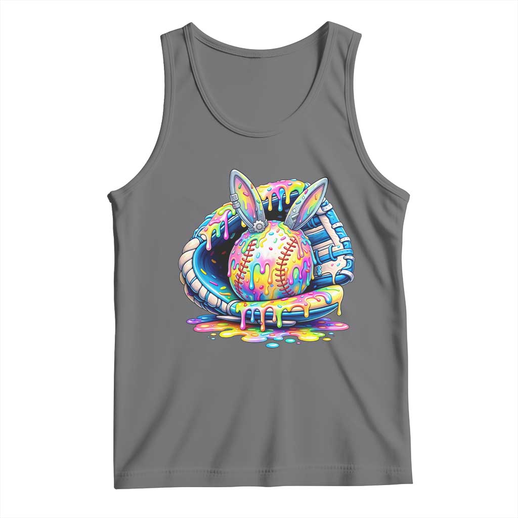 Baseball Easter Tank Top Drip Ice Cream Sprinkles Baseball Glove