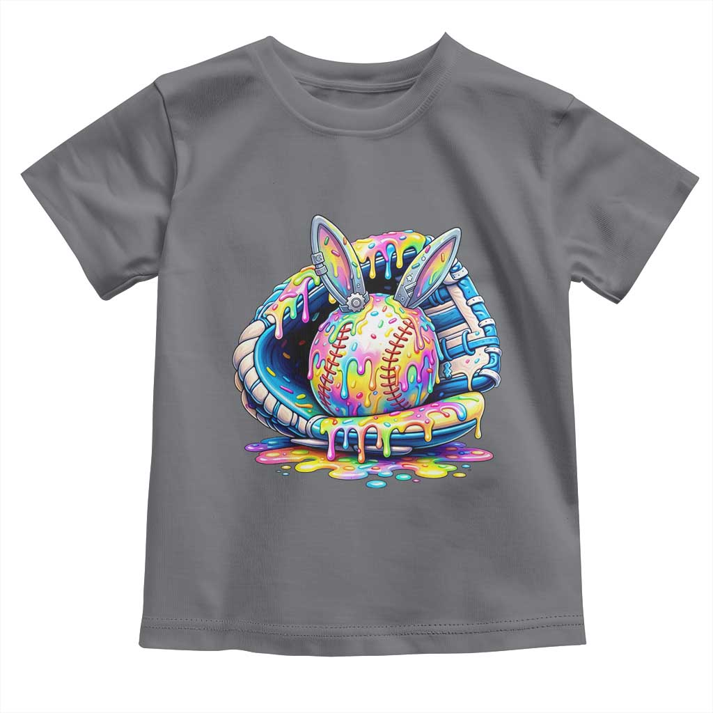 Baseball Easter Toddler T Shirt Drip Ice Cream Sprinkles Baseball Glove