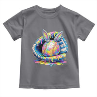 Baseball Easter Toddler T Shirt Drip Ice Cream Sprinkles Baseball Glove