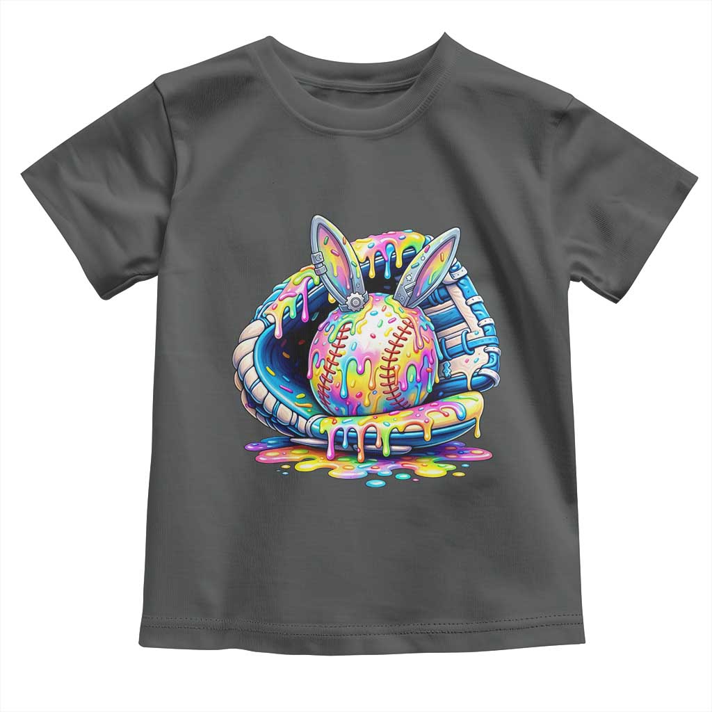 Baseball Easter Toddler T Shirt Drip Ice Cream Sprinkles Baseball Glove