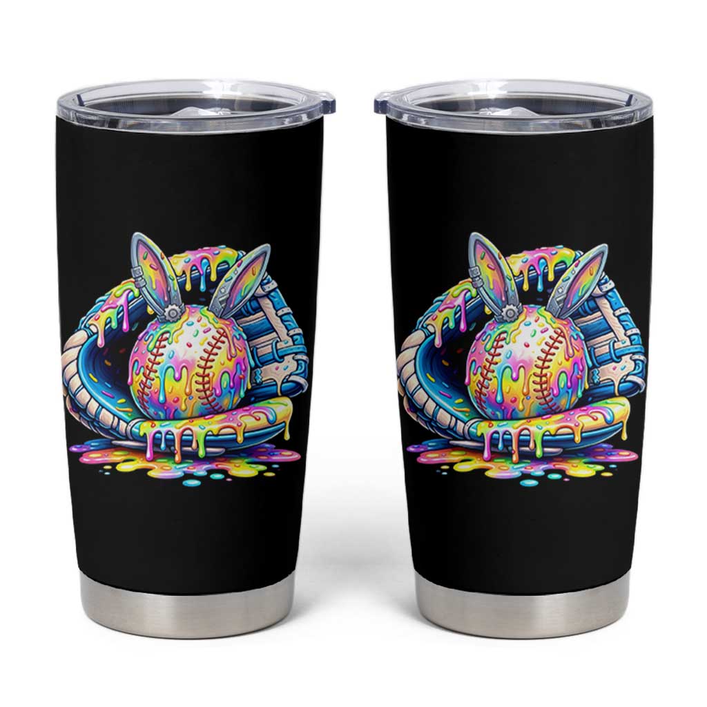 Baseball Easter Tumbler Cup Drip Ice Cream Sprinkles Baseball Glove