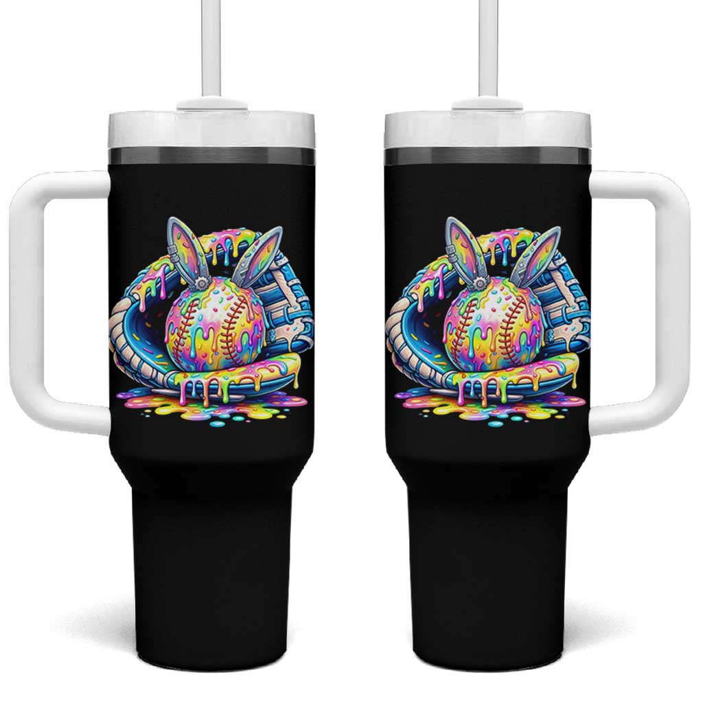 Baseball Easter Tumbler With Handle Drip Ice Cream Sprinkles Baseball Glove