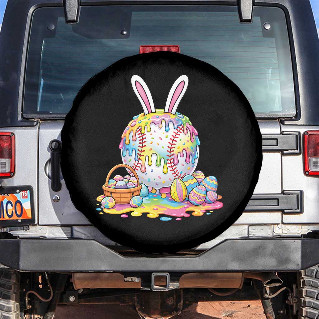 Baseball Easter Drip Ice Cream Sprinkles Egg Gift Spare Tire Cover