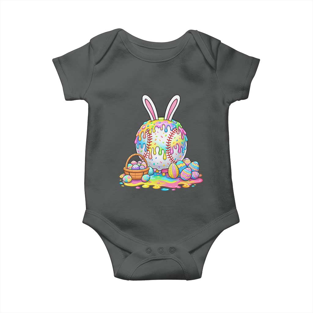 Baseball Easter Drip Ice Cream Sprinkles Egg Gift Baby Onesie