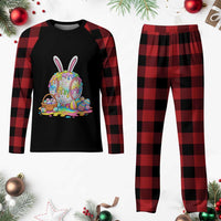 Baseball Easter Drip Ice Cream Sprinkles Egg Gift Plaid Pajama Set