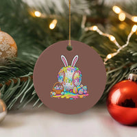 Baseball Easter Drip Ice Cream Sprinkles Egg Gift Ceramic Ornament