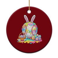 Baseball Easter Drip Ice Cream Sprinkles Egg Gift Ceramic Ornament