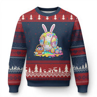 Baseball Easter Drip Ice Cream Sprinkles Egg Gift Ugly Christmas Sweater
