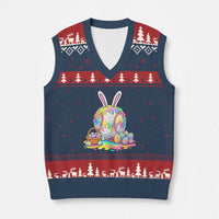 Baseball Easter Drip Ice Cream Sprinkles Egg Gift V-Neck Knit Sweater Vest