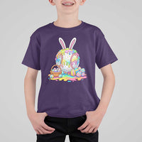Baseball Easter Drip Ice Cream Sprinkles Egg Gift T Shirt For Kid