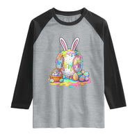 Baseball Easter Drip Ice Cream Sprinkles Egg Gift Raglan Shirt