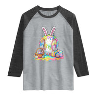 Baseball Easter Drip Ice Cream Sprinkles Egg Gift Raglan Shirt