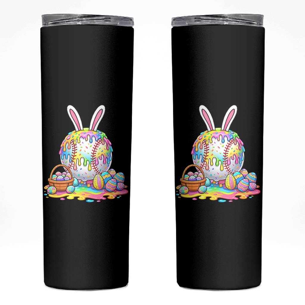Baseball Easter Drip Ice Cream Sprinkles Egg Gift Skinny Tumbler