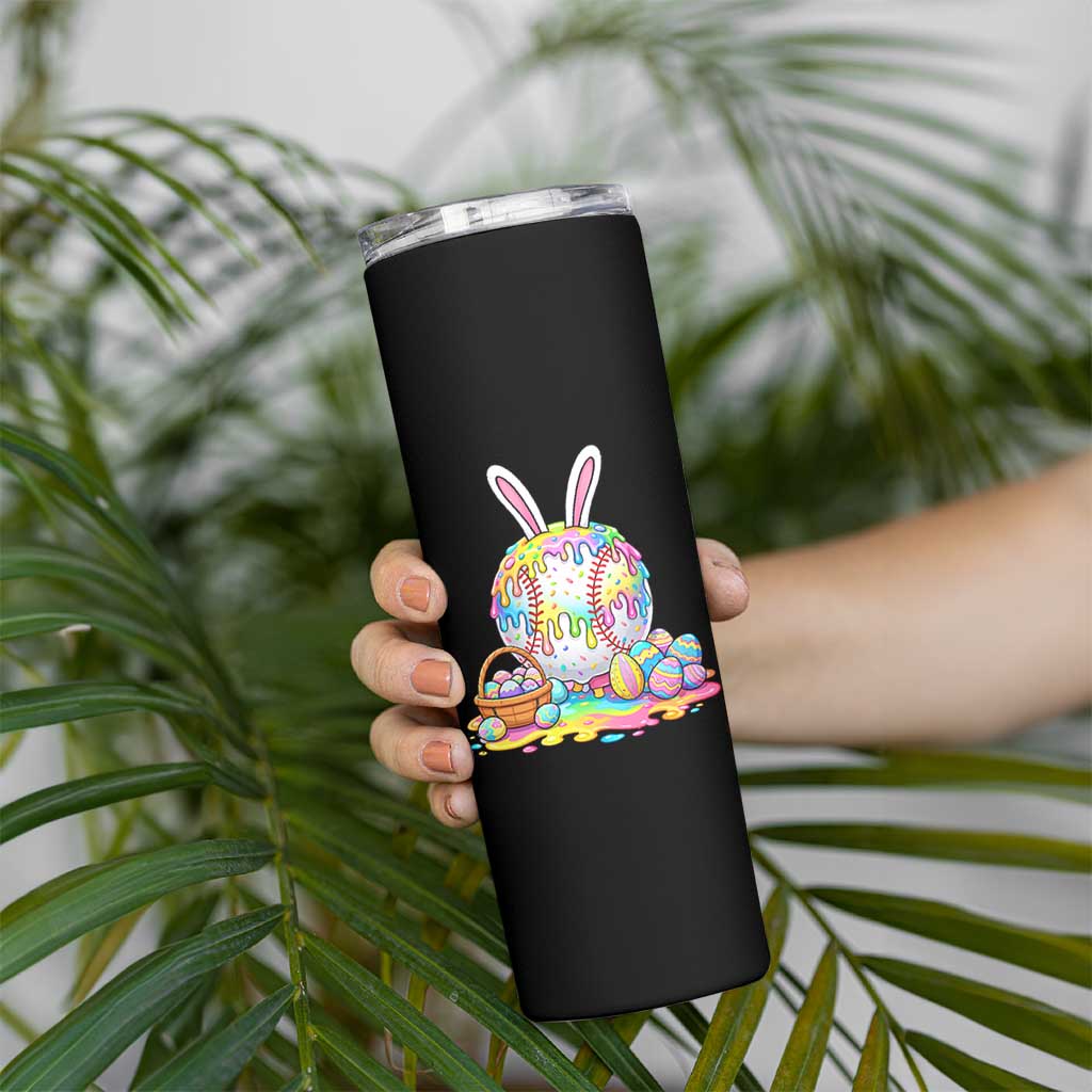 Baseball Easter Drip Ice Cream Sprinkles Egg Gift Skinny Tumbler