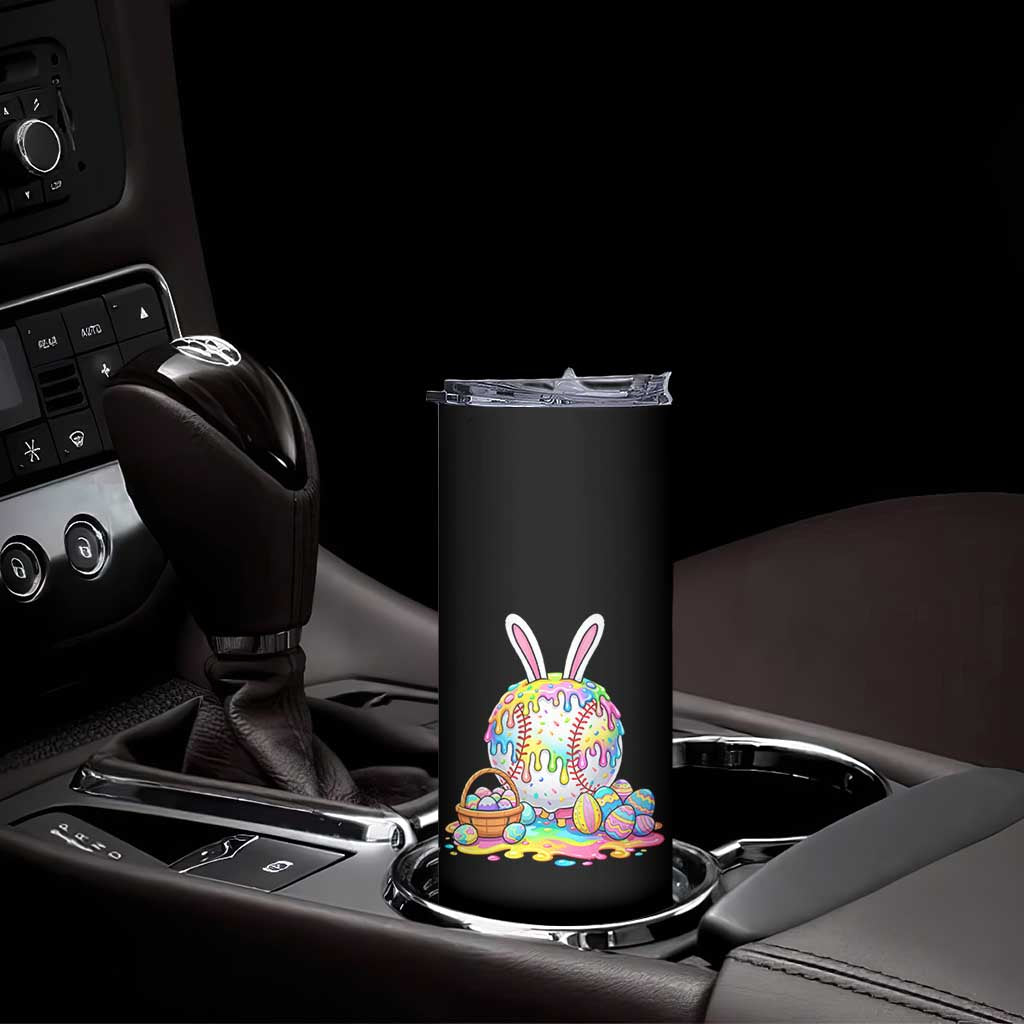 Baseball Easter Drip Ice Cream Sprinkles Egg Gift Skinny Tumbler