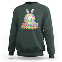 Baseball Easter Drip Ice Cream Sprinkles Egg Gift Sweatshirt