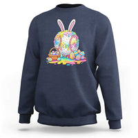 Baseball Easter Drip Ice Cream Sprinkles Egg Gift Sweatshirt