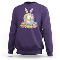 Baseball Easter Drip Ice Cream Sprinkles Egg Gift Sweatshirt