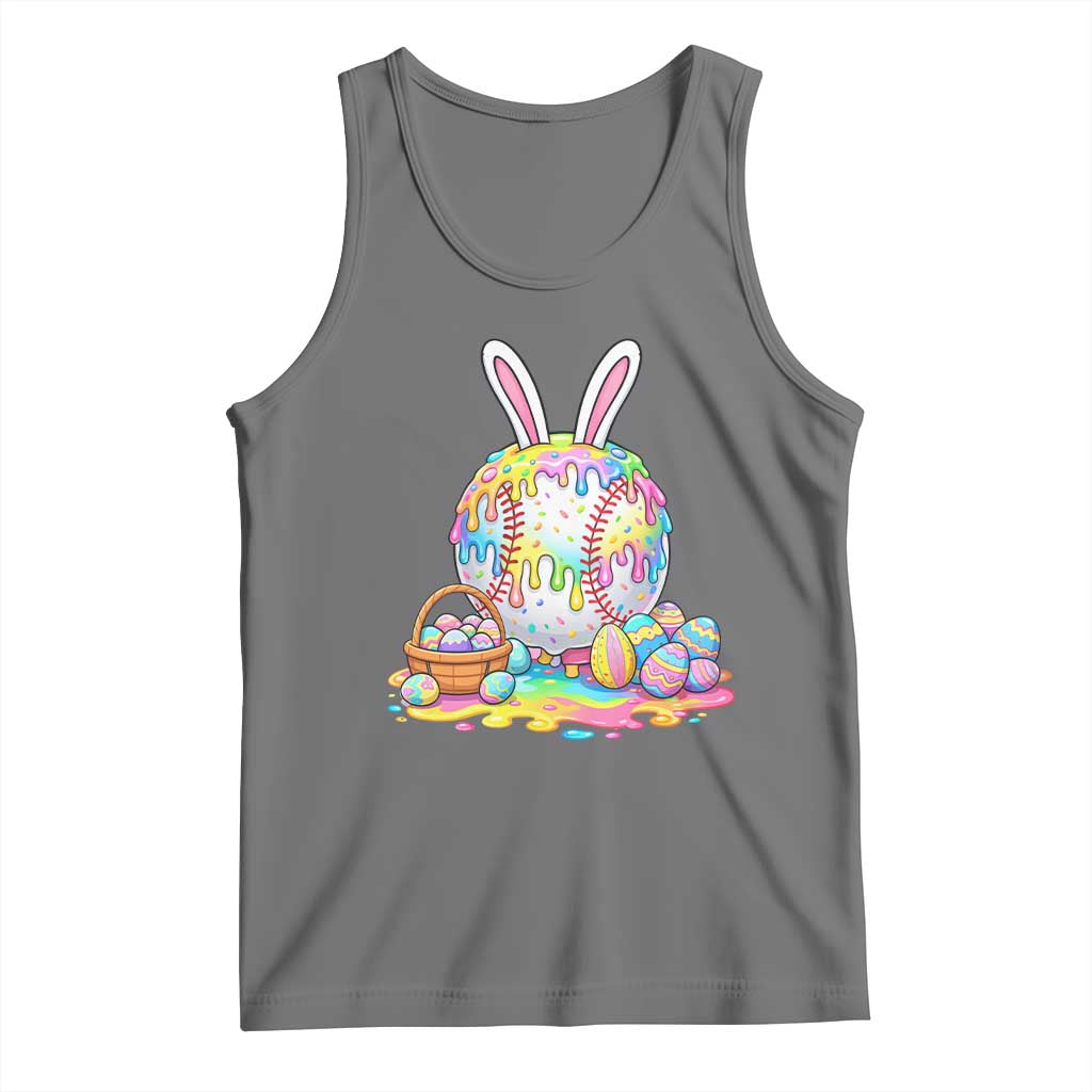 Baseball Easter Drip Ice Cream Sprinkles Egg Gift Tank Top
