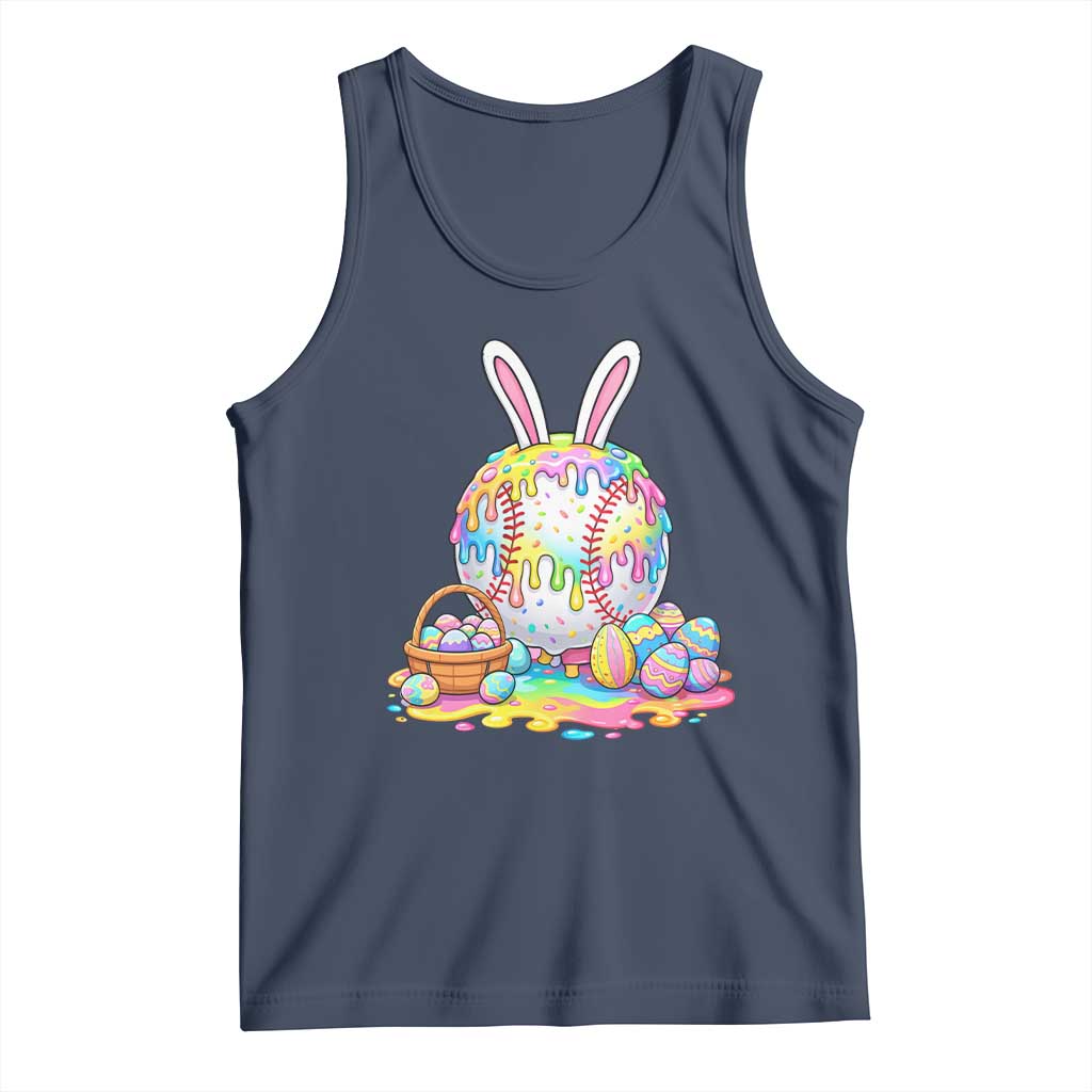 Baseball Easter Drip Ice Cream Sprinkles Egg Gift Tank Top