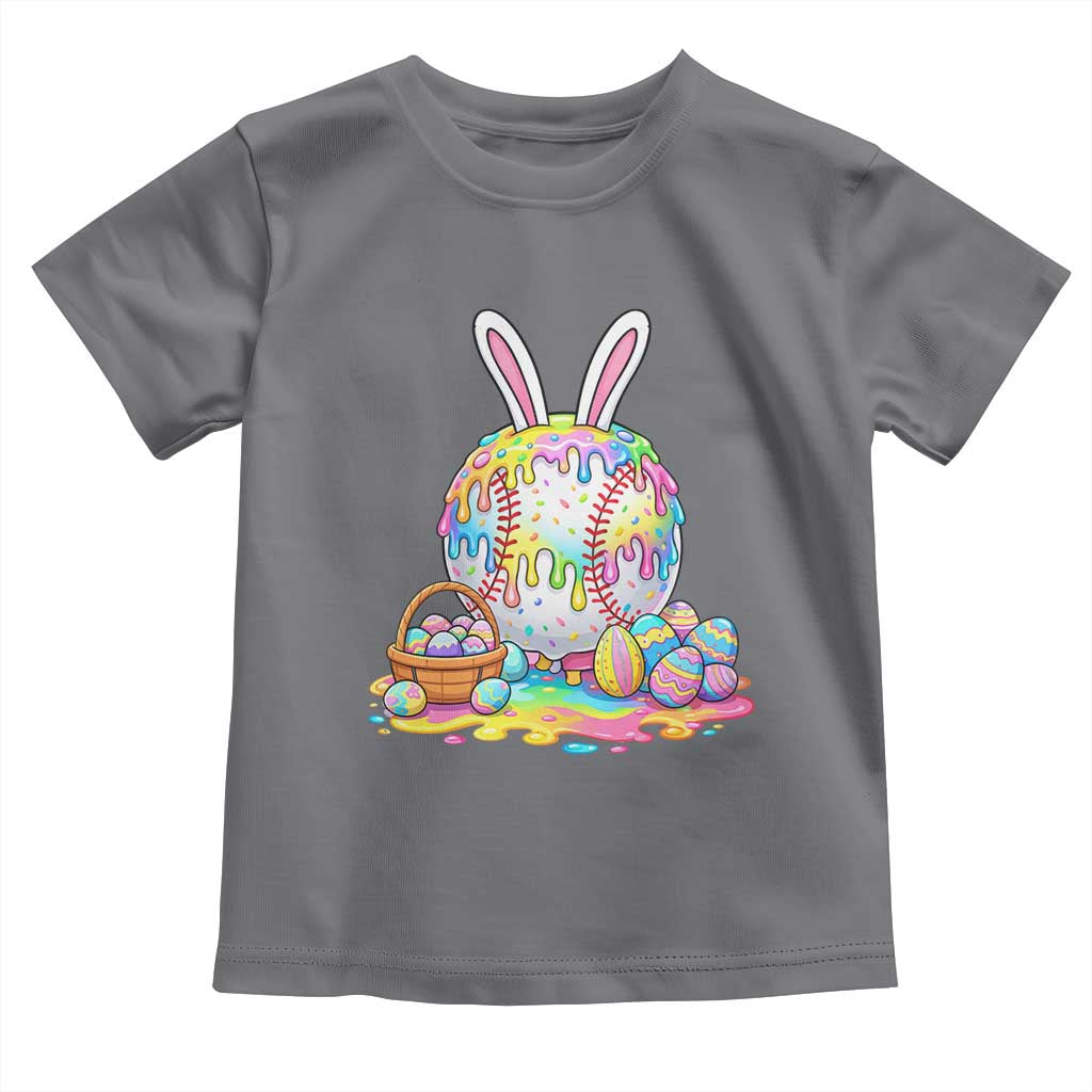 Baseball Easter Drip Ice Cream Sprinkles Egg Gift Toddler T Shirt