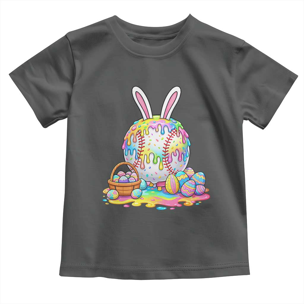 Baseball Easter Drip Ice Cream Sprinkles Egg Gift Toddler T Shirt