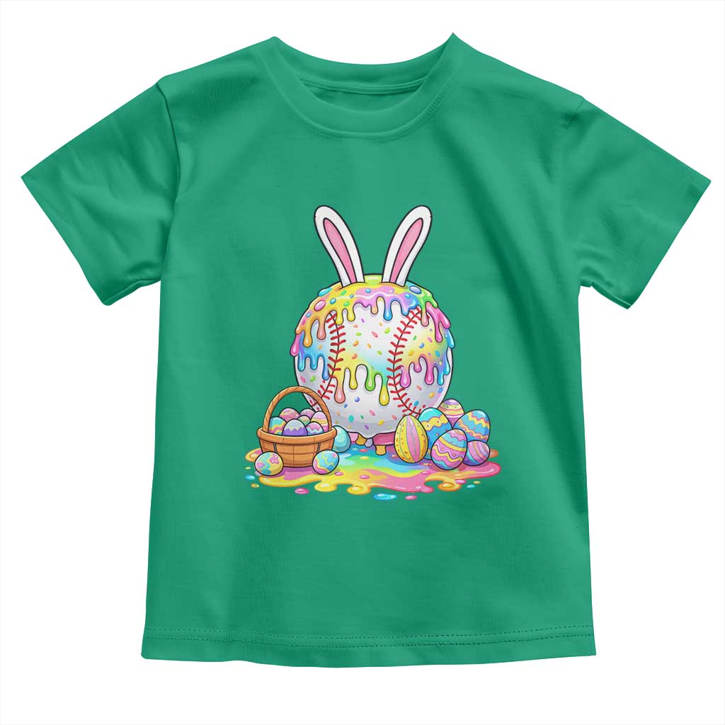 Baseball Easter Drip Ice Cream Sprinkles Egg Gift Toddler T Shirt