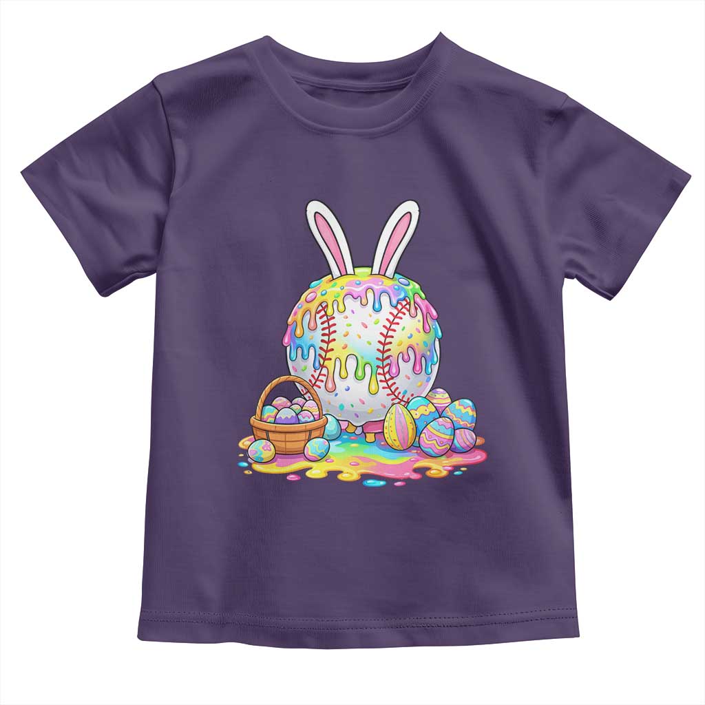 Baseball Easter Drip Ice Cream Sprinkles Egg Gift Toddler T Shirt
