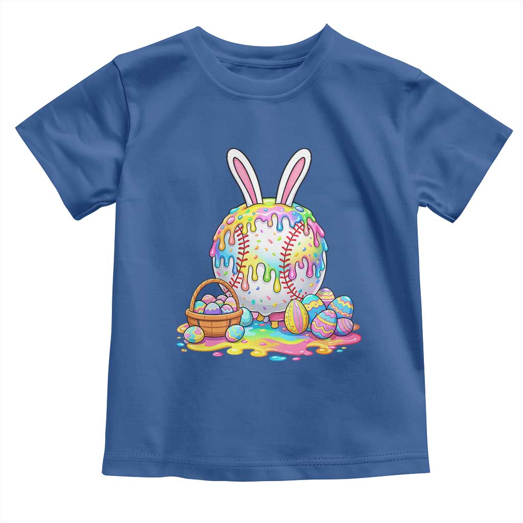 Baseball Easter Drip Ice Cream Sprinkles Egg Gift Toddler T Shirt