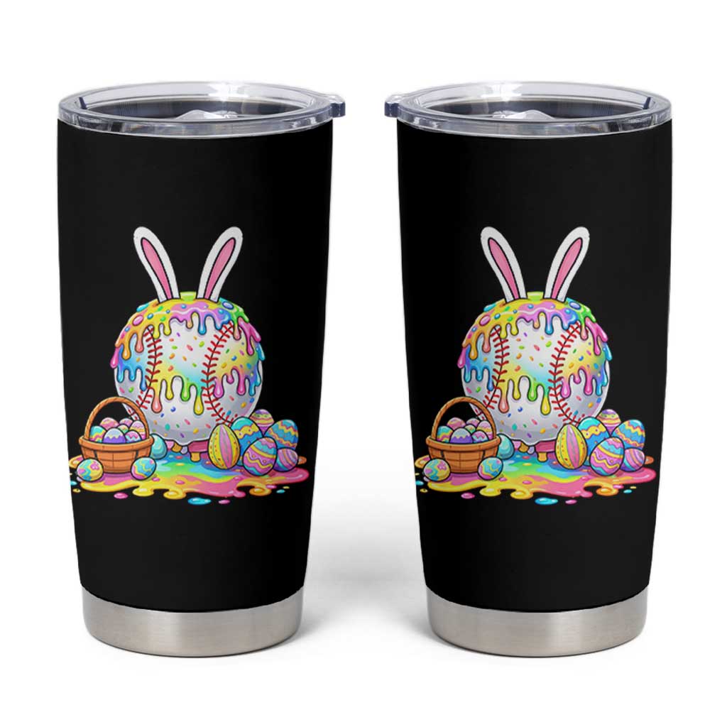 Baseball Easter Drip Ice Cream Sprinkles Egg Gift Tumbler Cup