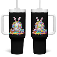 Baseball Easter Drip Ice Cream Sprinkles Egg Gift Tumbler With Handle
