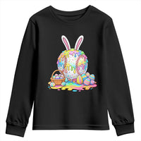 Baseball Easter Drip Ice Cream Sprinkles Egg Gift Youth Sweatshirt