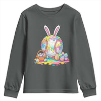 Baseball Easter Drip Ice Cream Sprinkles Egg Gift Youth Sweatshirt