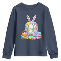 Baseball Easter Drip Ice Cream Sprinkles Egg Gift Youth Sweatshirt