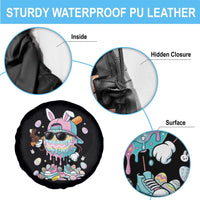 Funny Baseball Easter Spare Tire Cover Drip Ice Cream Bunny Easter