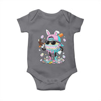 Funny Baseball Easter Baby Onesie Drip Ice Cream Bunny Easter