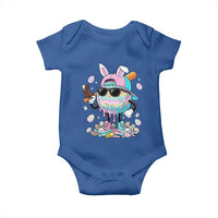 Funny Baseball Easter Baby Onesie Drip Ice Cream Bunny Easter