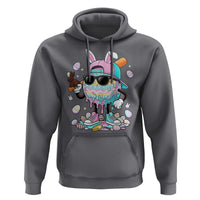 Funny Baseball Easter Hoodie Drip Ice Cream Bunny Easter