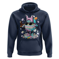 Funny Baseball Easter Hoodie Drip Ice Cream Bunny Easter